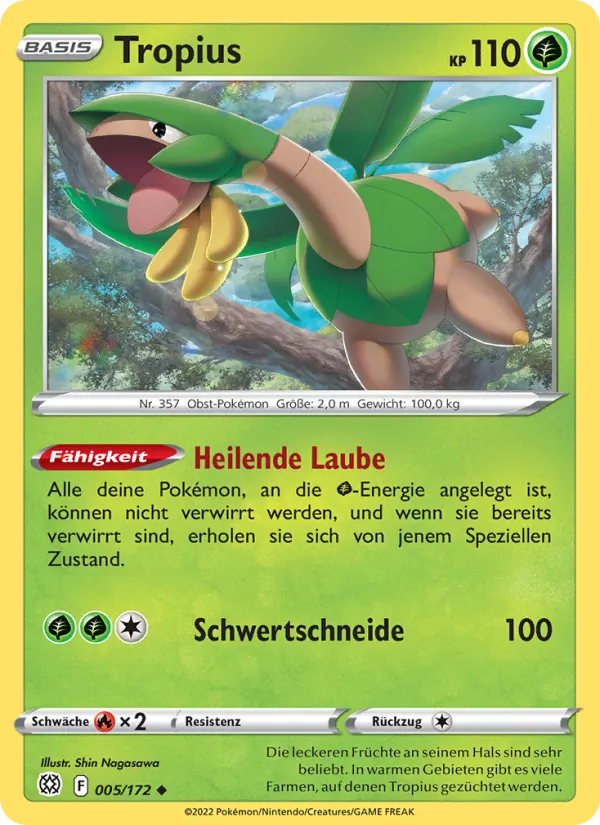 Tropius, Strahlende Sterne No. 005