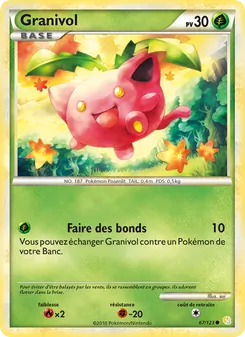 Granivol, HeartGold SoulSilver Nº 67 Normal