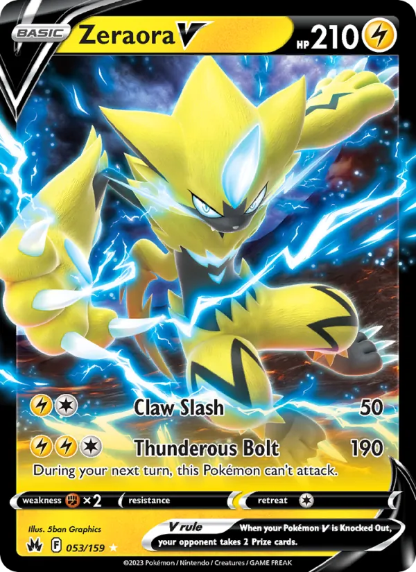 Zeraora V, Crown Zenith No. 053