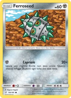 Ferroseed, Gioco di Squadra No. 102 Normal