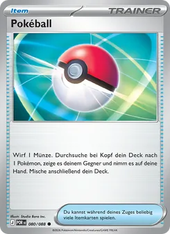 Pokéball, Optimale Ordnung Nº 080 Normal