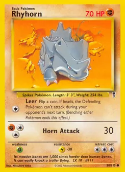 Rhyhorn, Legendary Collection No. 90 Normal