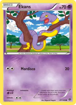 Ekans, XY Nº 47 Normal