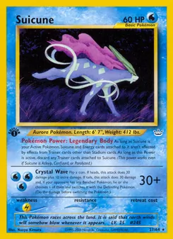 Suicune, Neo Revelation Nº 27 Normal
