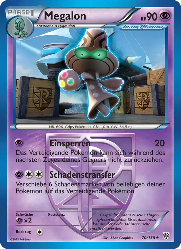 Megalon, Plasma-Sturm No. 70
