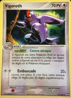 Vigoroth, EX Gardiens du Pouvoir No. 41 Normal