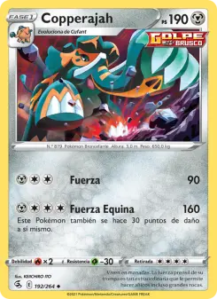 Copperajah, Golpe Fusión No. 192 Normal
