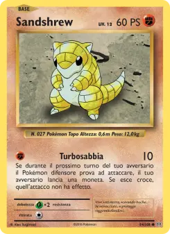 Sandshrew, Evoluzioni No. 54 Normal