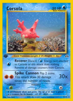 Corsola, Neo Discovery No. 37 Normal