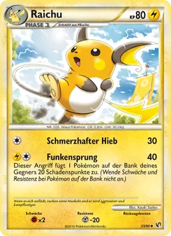 Raichu, Unerschrocken Nº 33 Normal