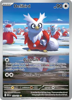 Delibird, Mega Evolution Nº 152 Holo