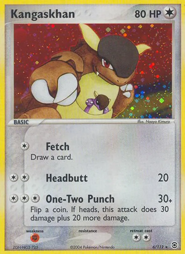 Kangaskhan, FireRed & LeafGreen No. 6