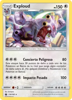 Exploud, Tormenta Celestial Nº 119 Normal
