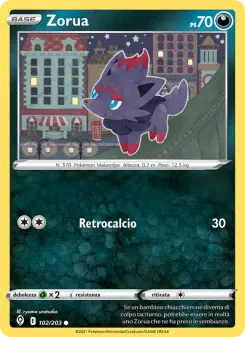 Zorua, Evoluzioni Eteree Nº 102 Normal