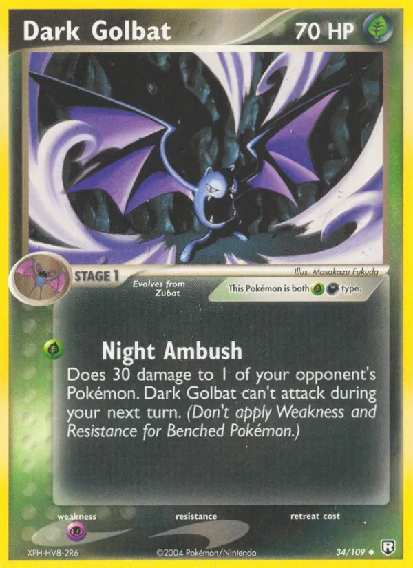 Dark Golbat, Team Rocket Returns No. 34