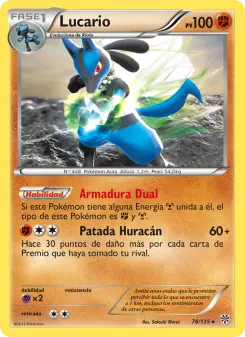 Lucario, Tormenta Plasma Nº 78 Normal