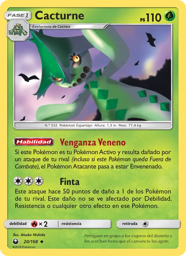 Cacturne, Tormenta Celestial Nº 20