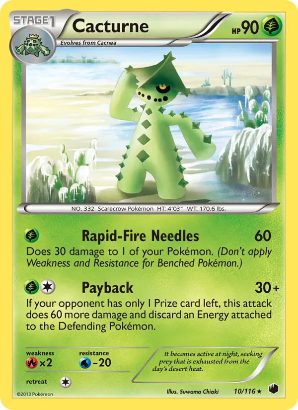 Cacturne, Plasma Freeze Nº 10