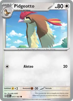 Pidgeotto, 151 No. 017 Normal