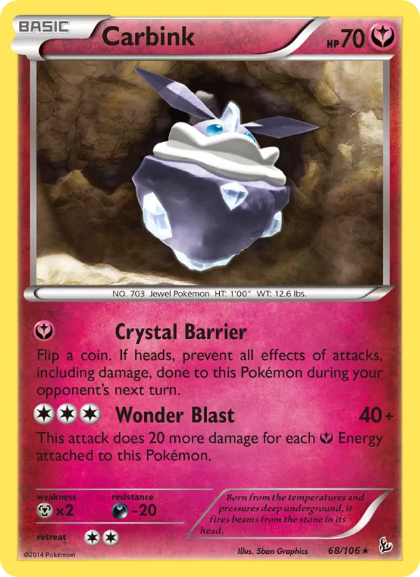 Carbink, Flashfire Nº 68