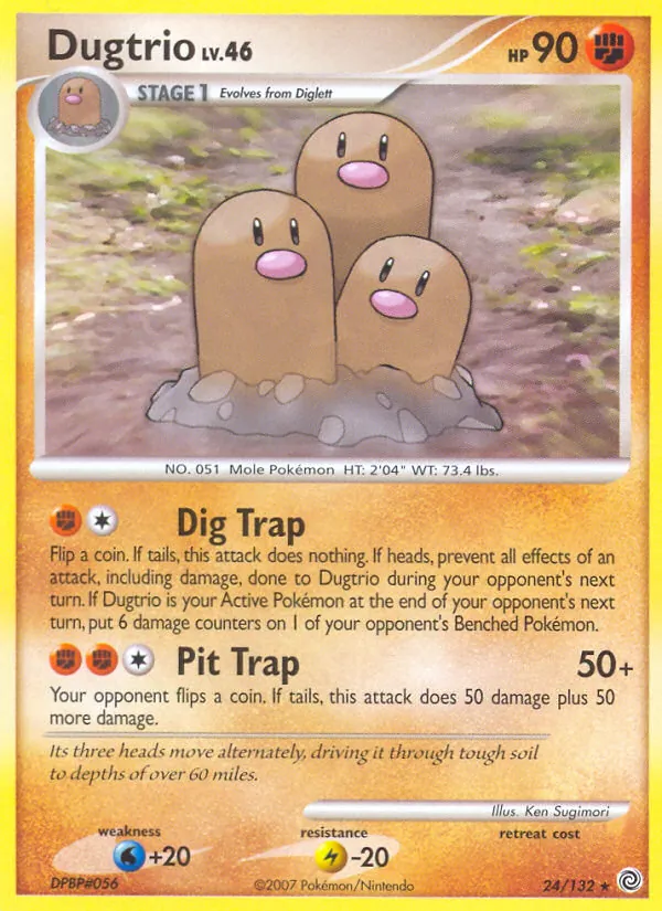 Dugtrio, Secret Wonders Nº 24