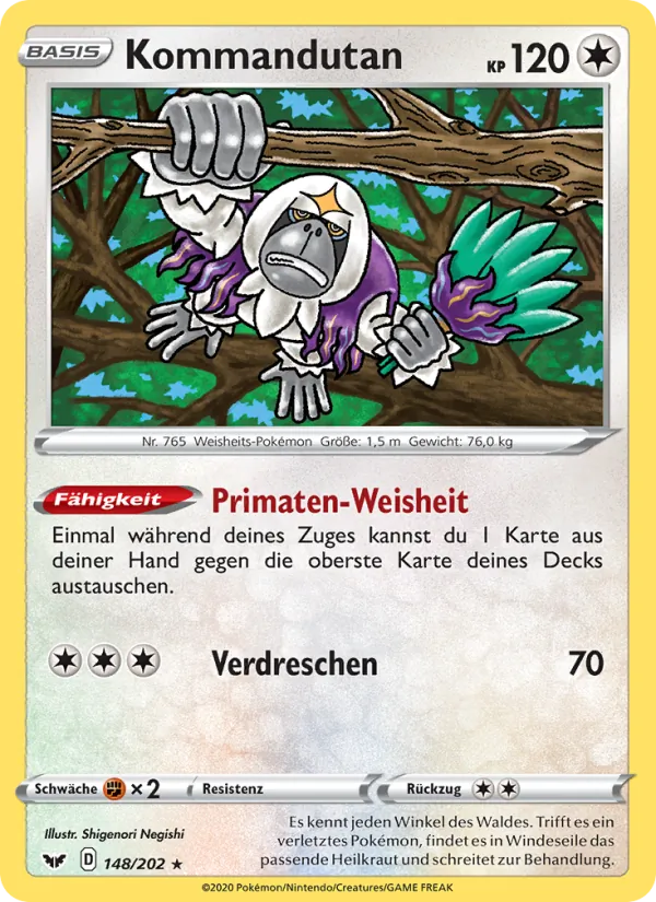Kommandutan, Schwert & Schild Nº 148