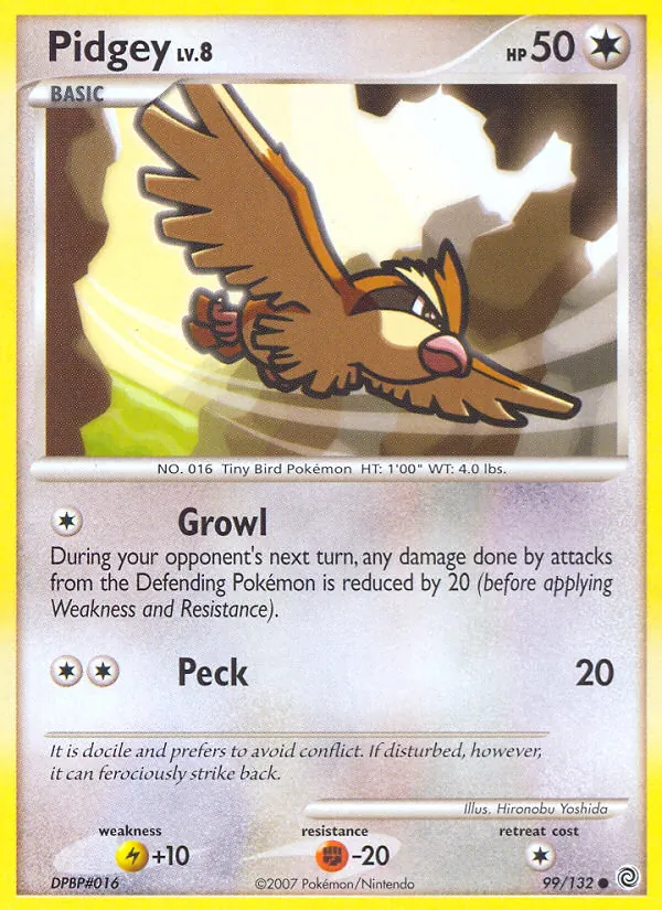 Pidgey, Secret Wonders No. 99