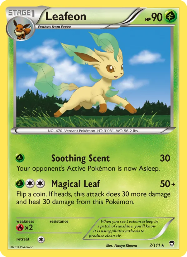 Leafeon, Furious Fists No. 7