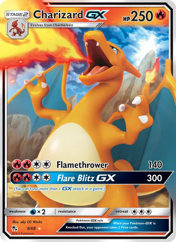 Charizard GX, Hidden Fates Nº 9