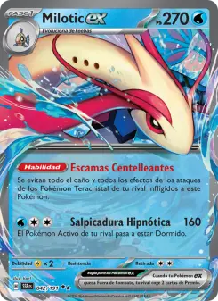 Milotic ex, Chispas Fulgurantes No. 042 Holo