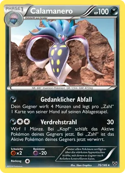 Calamanero, XY No. 76 Normal