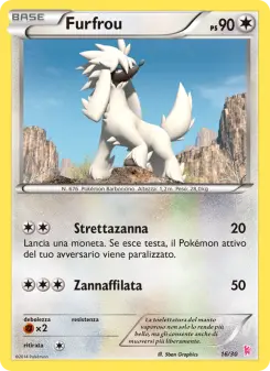 Furfrou, XY trainer Kit (Sylveon) Nº 16 Normal