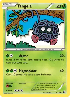 Tangela, Asedio de Vapor No. 1 Normal