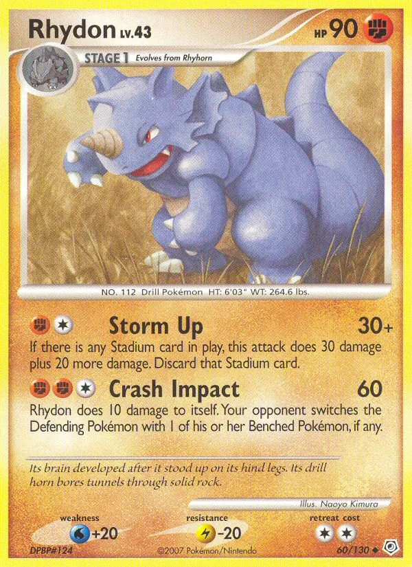 Rhydon, Diamond & Pearl Nº 60
