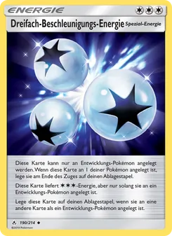 Dreifach-Beschleunigungs-Energie, Kräfte im Einklang No. 190 Normal