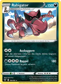 Rabigator, Farbenschock No. 109 Normal
