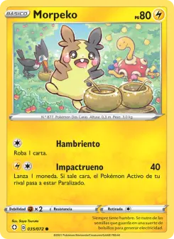 Morpeko, Destinos Brillantes Nº 35 Normal