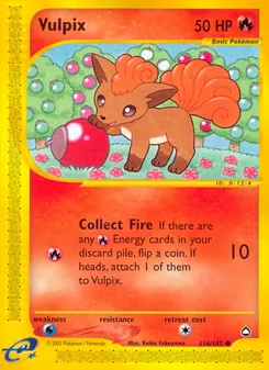Vulpix, Aquapolis No. 116 Normal