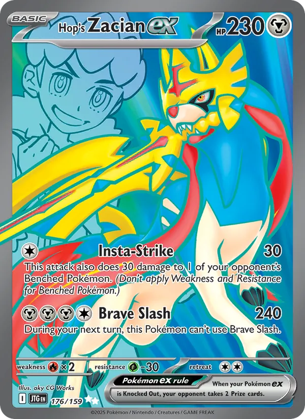 Hop's Zacian ex, Journey Together No. 176