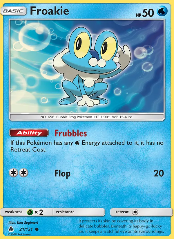 Froakie, Forbidden Light Nº 21