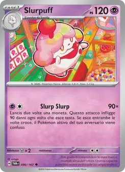 Slurpuff, Crepuscolo Mascherato Nº 090 Normal