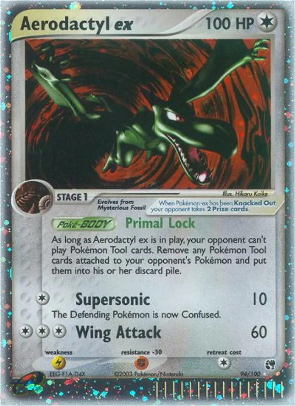 Aerodactyl ex, Sandstorm Nº 94