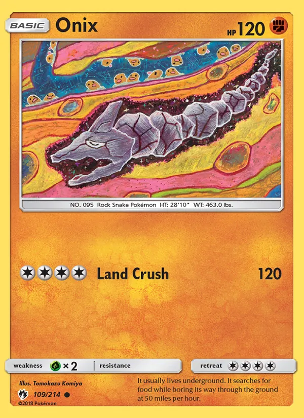 Onix, Lost Thunder Nº 109