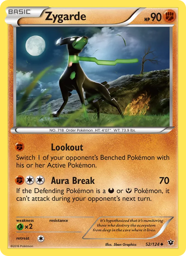 Zygarde, Fates Collide Nº 52