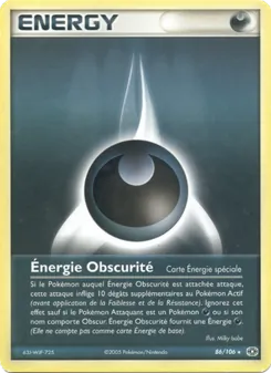 Énergie Obscurité, EX Émeraude No. 86 Normal