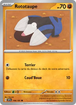 Rototaupe, Étincelles Déferlantes Nº 108 Normal
