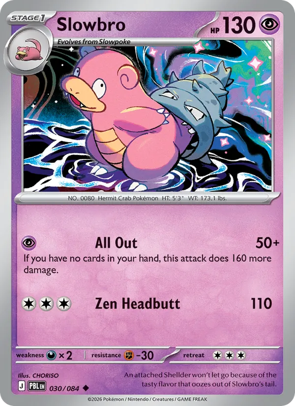Slowbro, Pitch Black No. 030