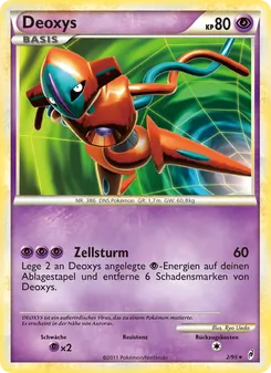 Deoxys, Ruf der Legenden No. 2 Normal