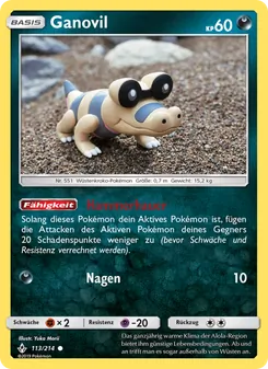 Ganovil, Kräfte im Einklang Nº 113 Normal