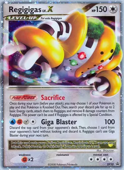 Regigigas, DP Black Star Promos No. DP30 Holo